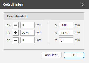 Coordinates input