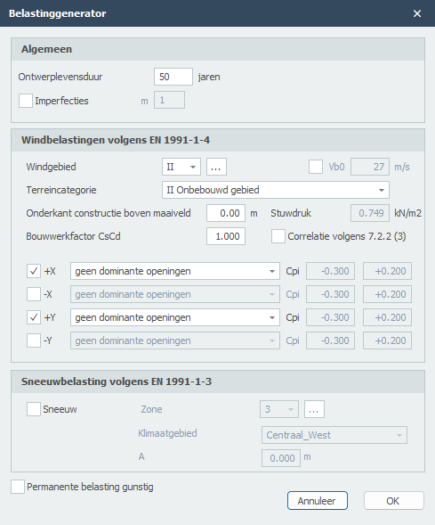 Load Generator Dialog